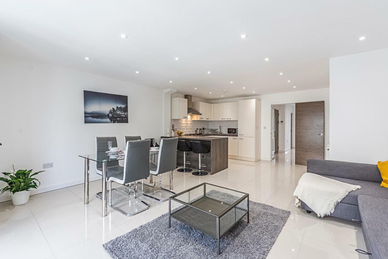 לונדון Modern Apartment Canary Wharf מראה חיצוני תמונה