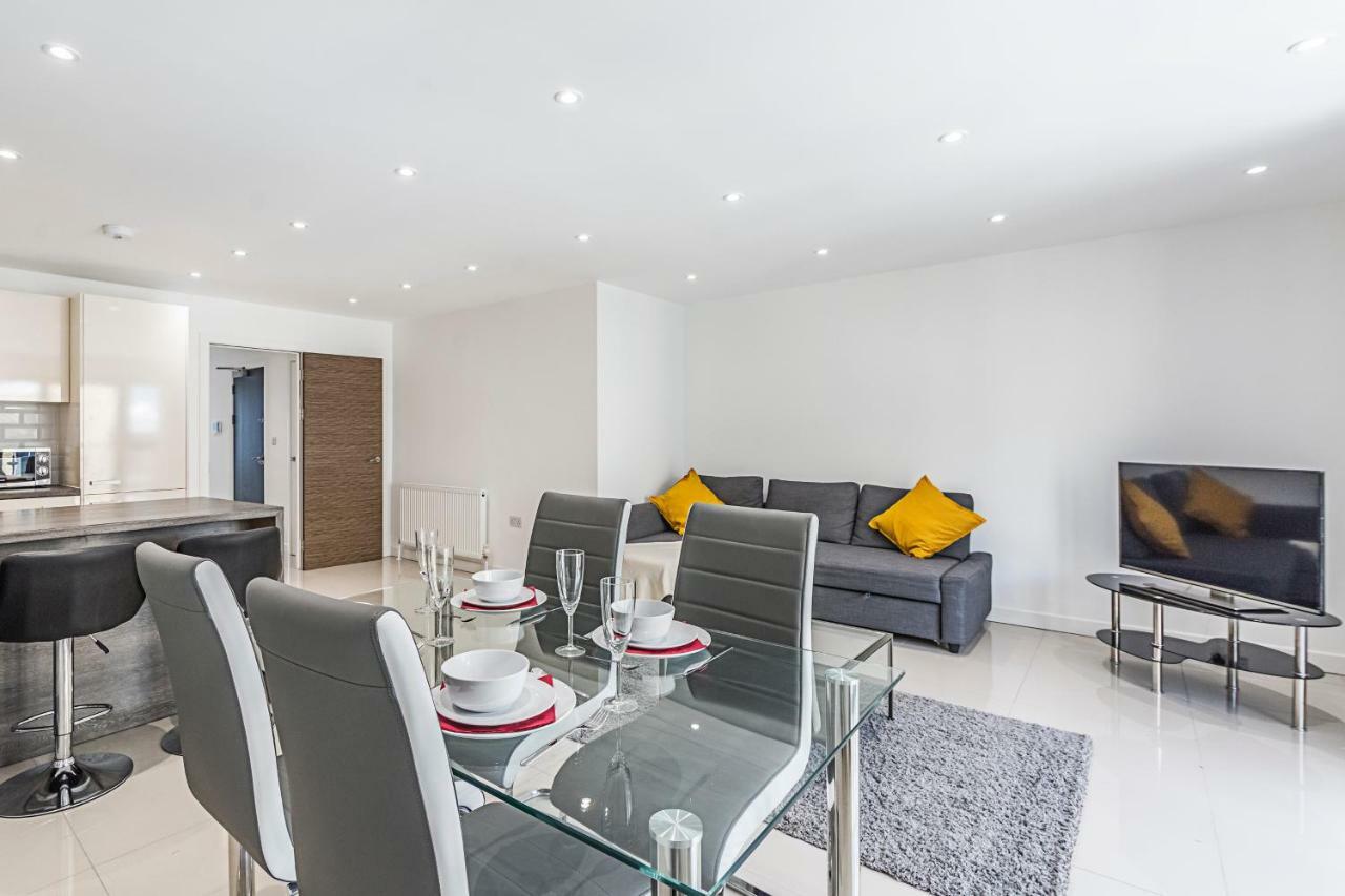 לונדון Modern Apartment Canary Wharf מראה חיצוני תמונה